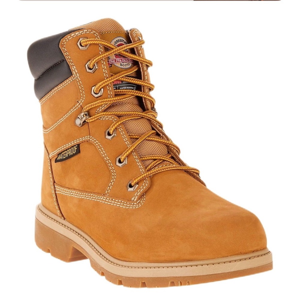 Brahma Defender Mens Work Boots Wheat Leather Waterproof Insulated 7.5 XW NEW